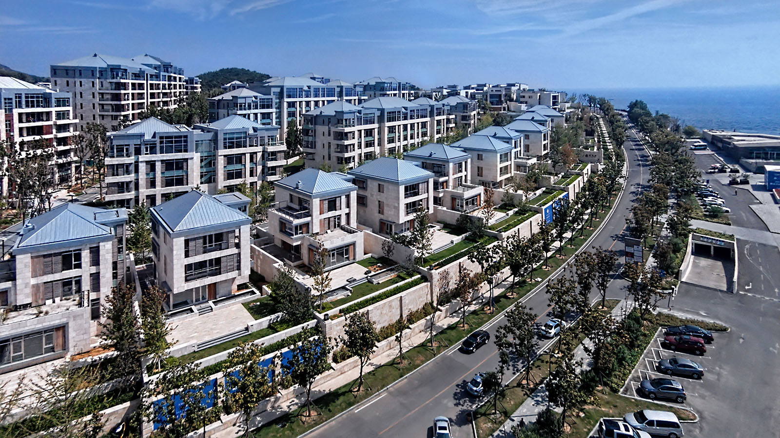 Aerial drone architectural photography of various buildings and projects in China and Asia by Paul Dingman