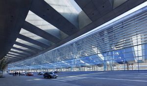 Architectural photography of the Beijing South Railway Station photo © Paul Dingman 2018. Paul Dingman is an architectural photographer based in Asia in China. He is an expert in the photography of the built environment including architectural design, aerial drone photography, and interior photography.