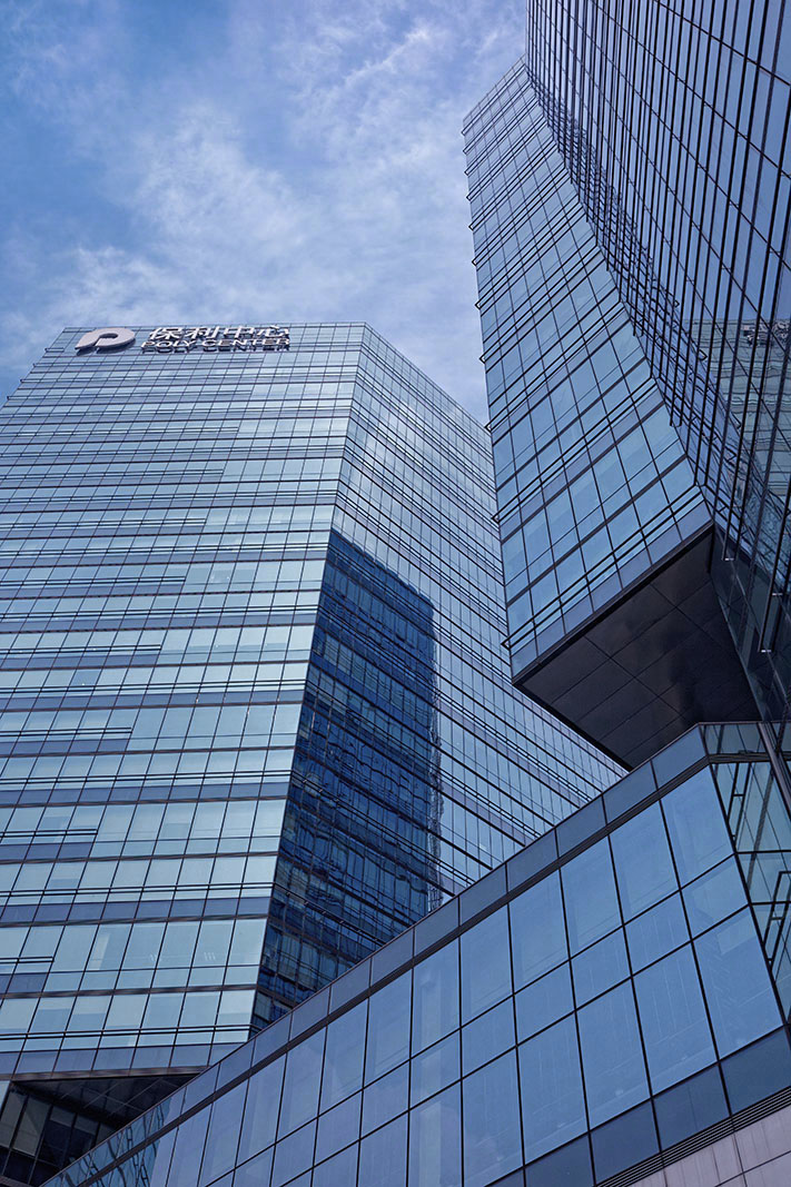 Architectural photography of office building exteriors in China and Asia by Paul Dingman, architectural photographer serving China, Asia, Dubai, and the Middle East.