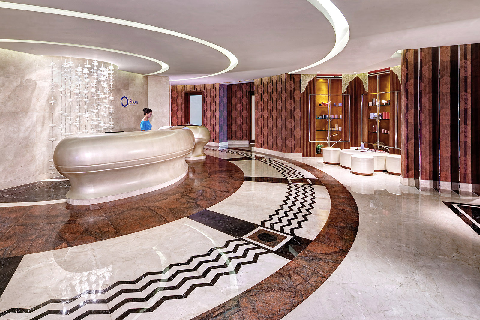 Interior and exterior architectural photography of the MGM Grand Sanya Resort in Sanya, China by hotel and resort photographer Paul Dingman