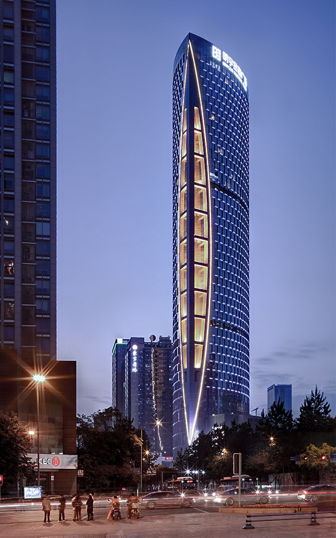 Architectural photography of office building exteriors in China and Asia by Paul Dingman, architectural photographer serving China, Asia, Dubai, and the Middle East.