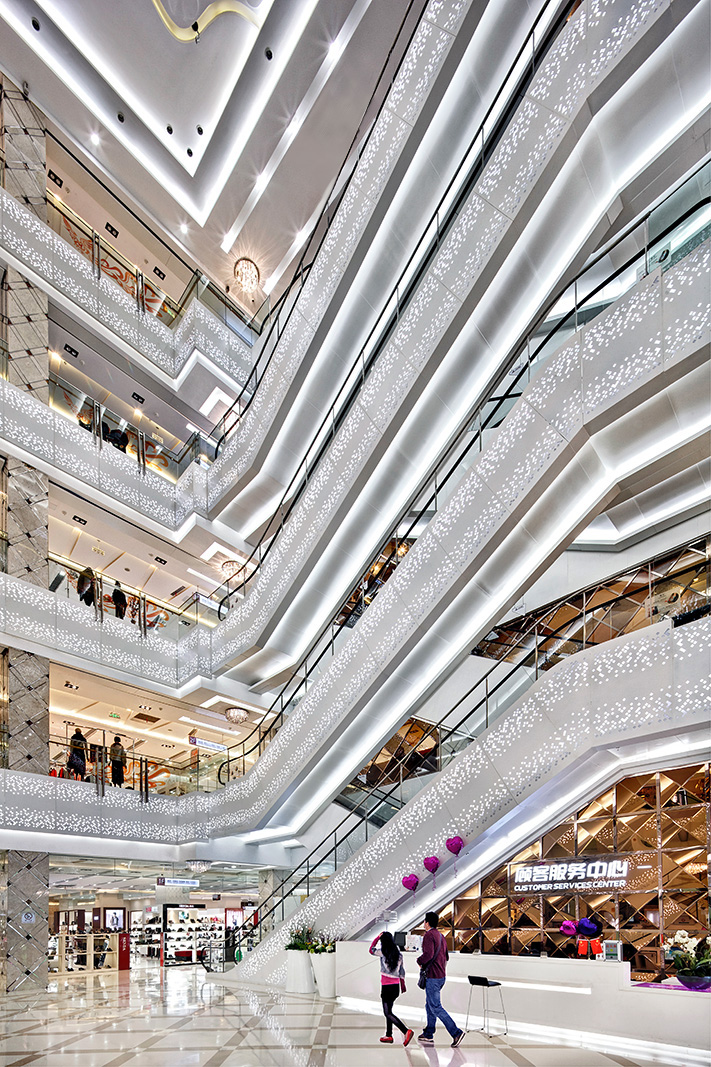 Architectural photography of retail malls in China and Asia