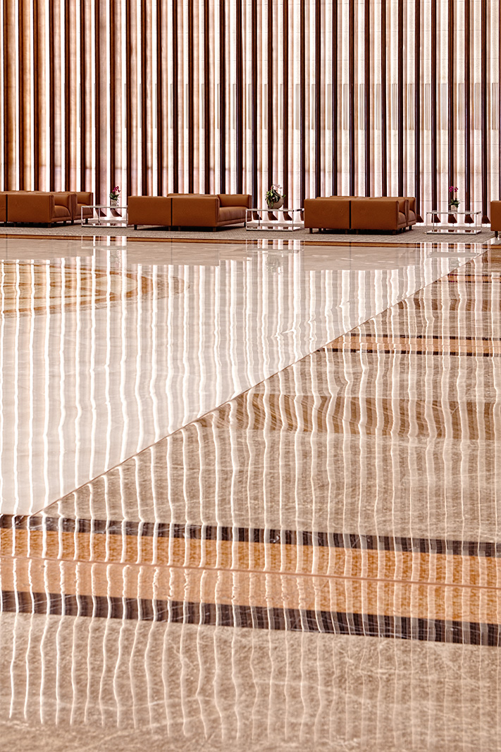 Interior, exterior, and aerial drone architectural photography of the Huawei Financial Center in Shenzhen, China commissioned by HDR Architects. © Paul Dingman architectural photographer