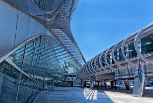 Interior, exterior, and aerial drone architectural photography of airport and transportation facilities by Paul Dingman, architectural photographer based in Asia and China. Paul Dingman photographs projects for architects, in China, Asia, and the Middle East.