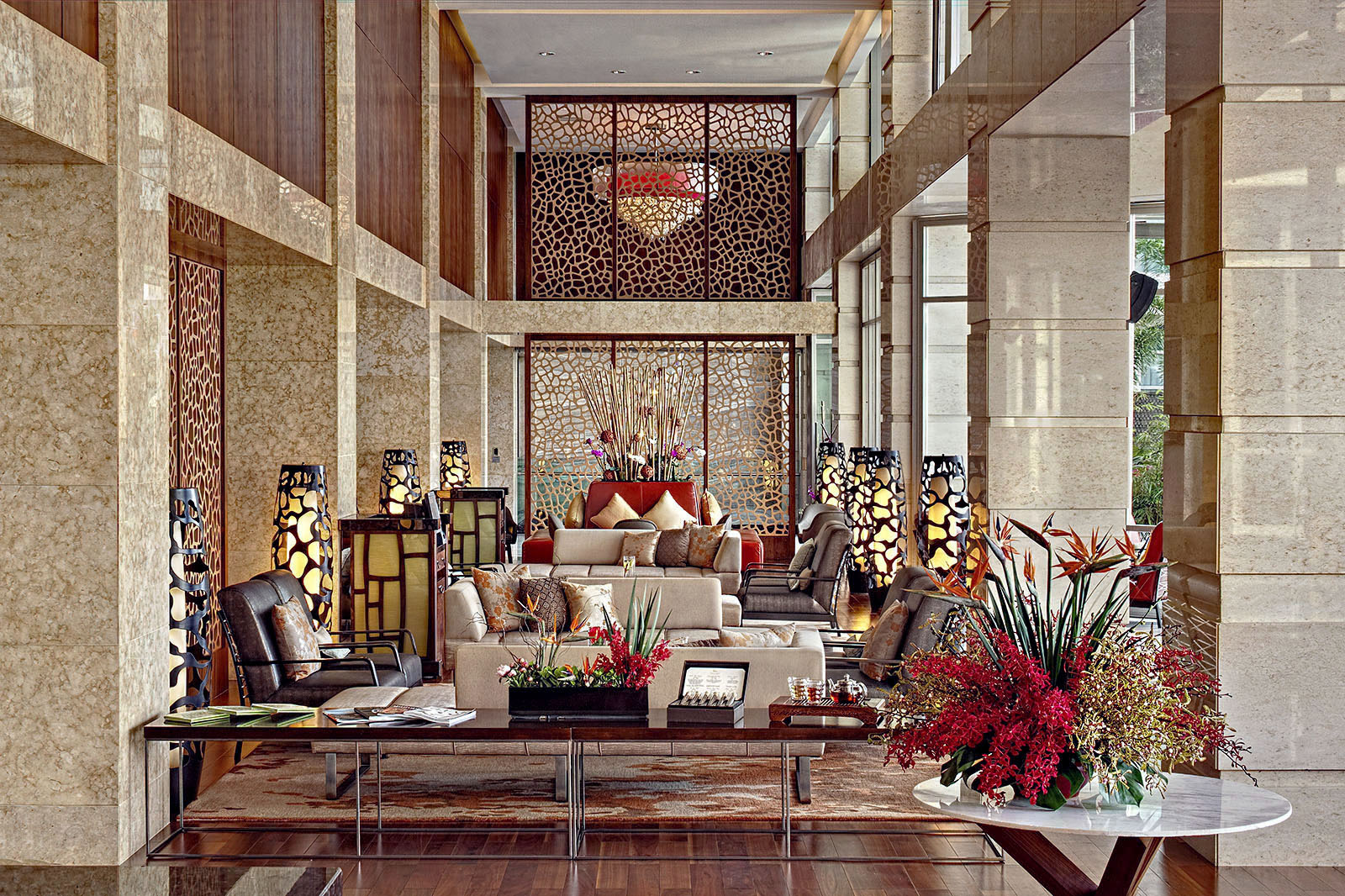 Interior and exterior architectural photography of the MGM Grand Sanya Resort in Sanya, China by hotel and resort photographer Paul Dingman