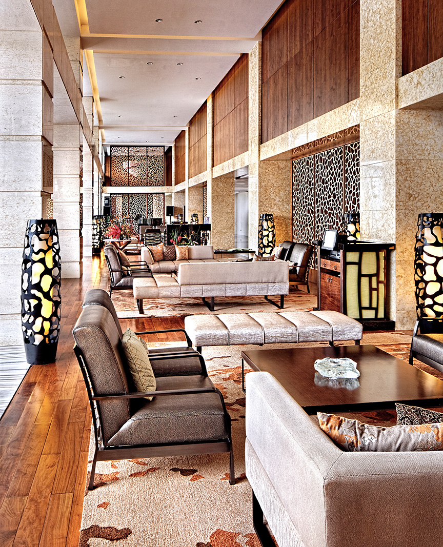 Interior and exterior architectural photography of the MGM Grand Sanya Resort in Sanya, China by hotel and resort photographer Paul Dingman