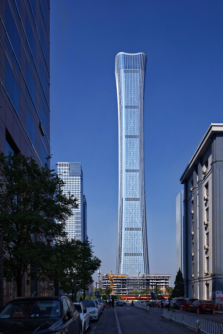Architectural photography of super tall buildings in China and Asia