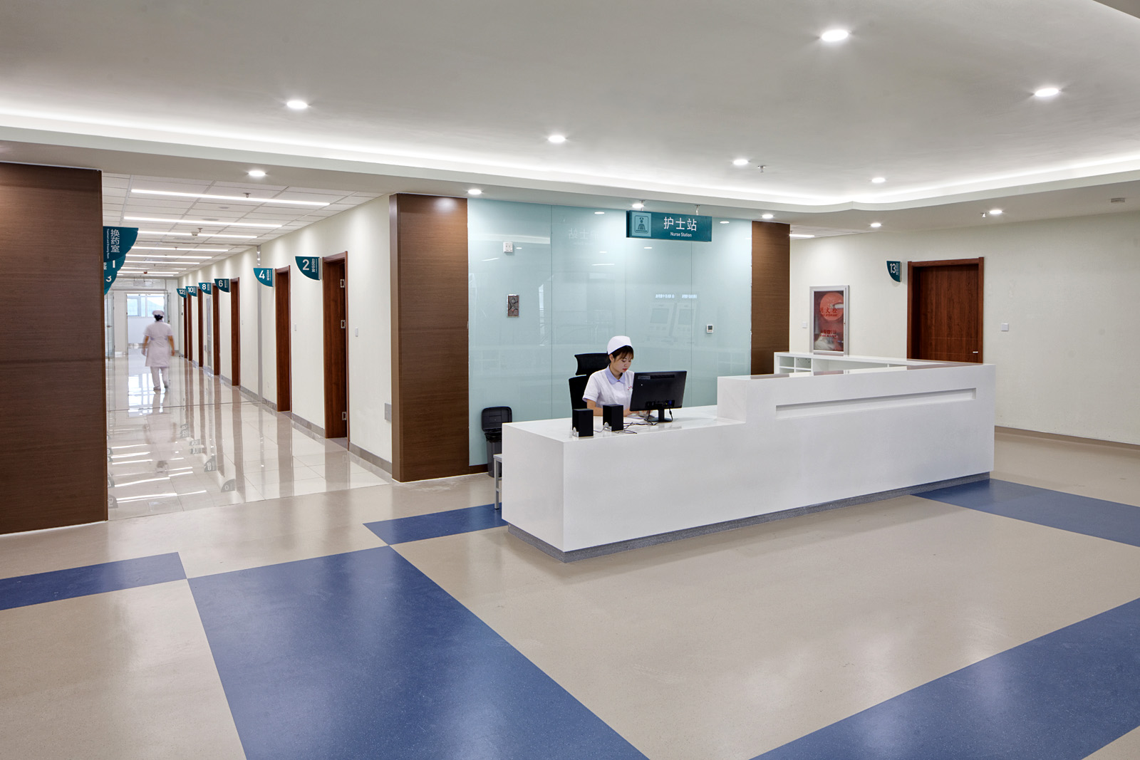 Architectural exterior and interior photography of hospitals and healthcare facilities in China and Asia