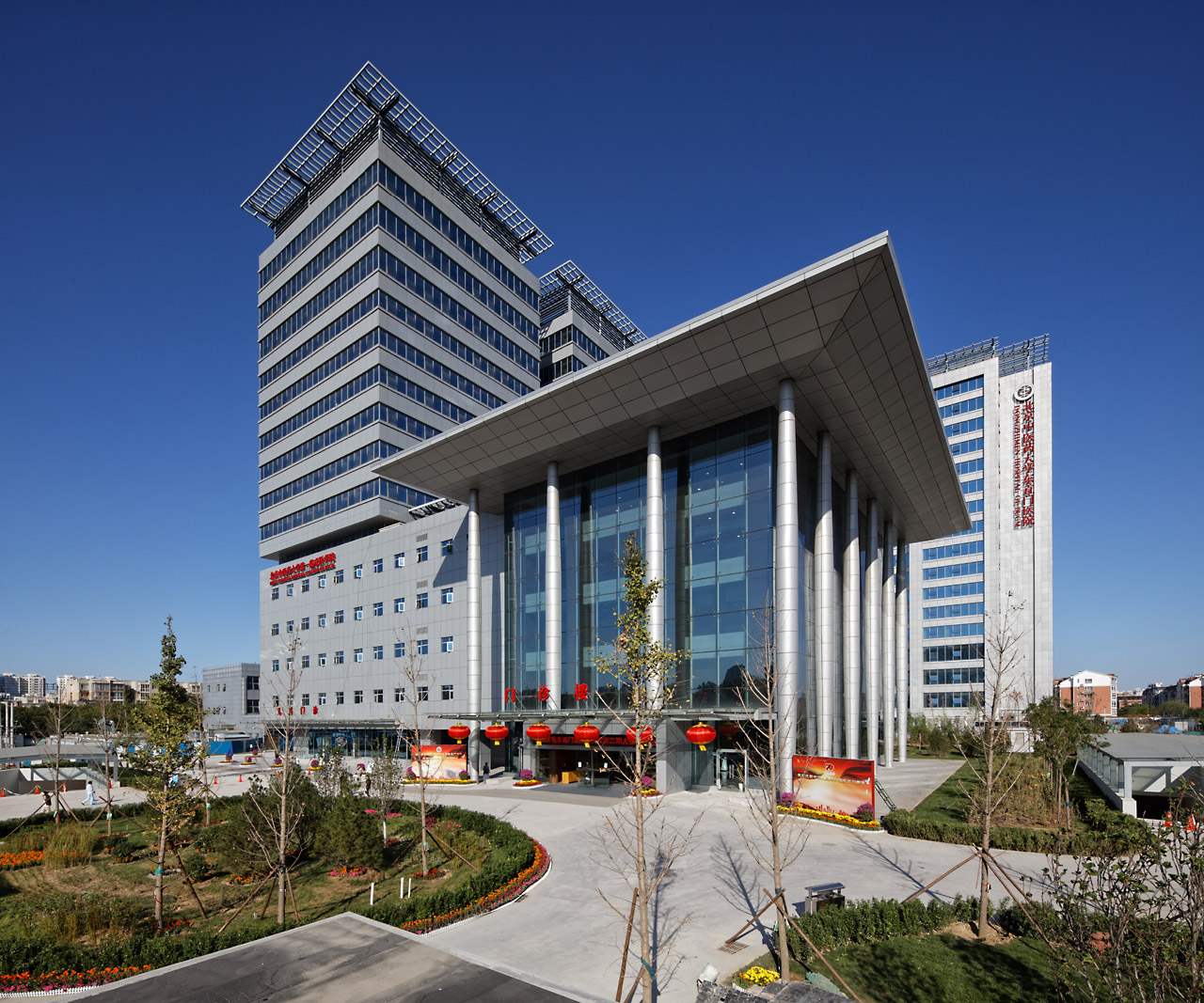 Architectural exterior and interior photography of hospitals and healthcare facilities in China and Asia